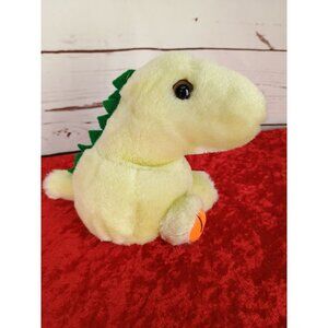 Dinky the Yellow Dinosaur Puffkins by Swibco Stuffed Plush‎ Toy